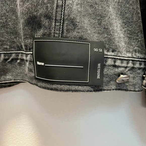 We11done Logo Patch Denim Jacket - Picture 10 of 11